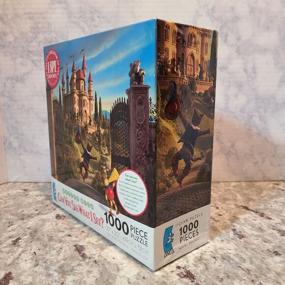 WALTER WICK CAN YOU SEE WHAT I SEE? PUSS IN BOOTS 1000 PIECE JIGSAW PUZZLE NEW! - Picture 4 of 4